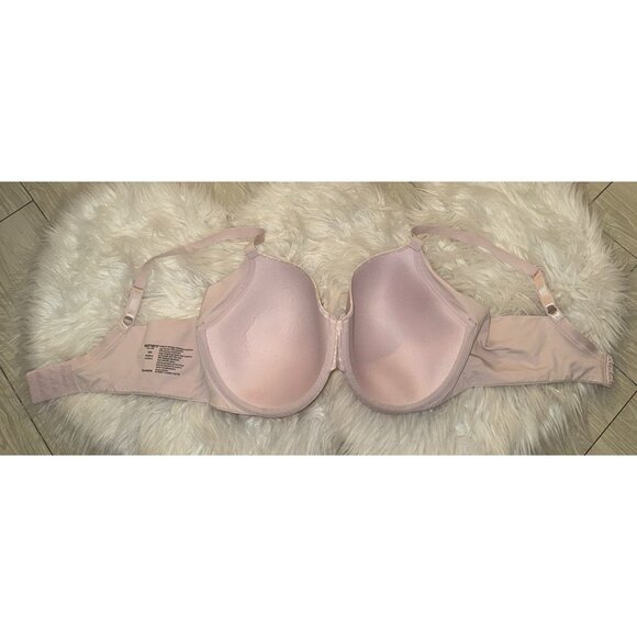 Warners RA3061A No Side Effects Underwire Bra Lined Floral Womens 40D Pink - Picture 5 of 6